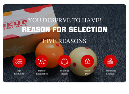 ZOKUE Carom Ball Set Carom Billiard Balls (61.5 mm) Complete 3 Ball Set for Beginner