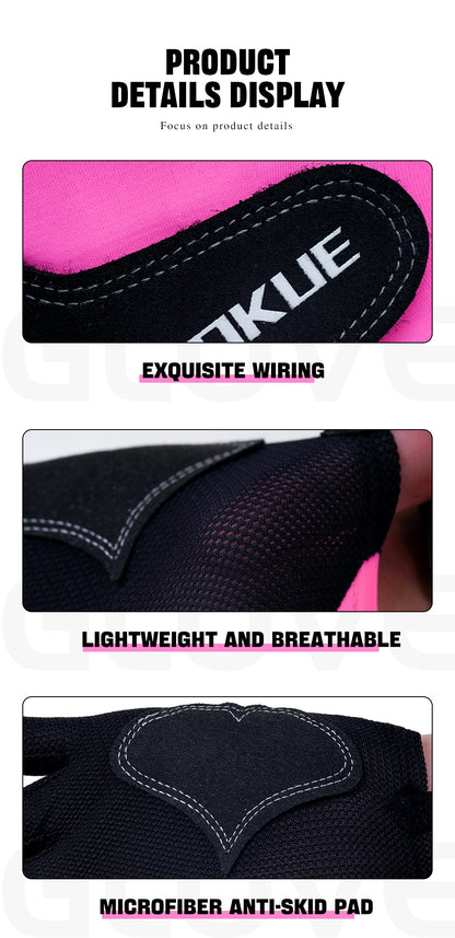 ZOKUE Glove Left Hand Medium Pink/Black High Quality Ballteck Korea Carom Glove 3 Fingers Professional Pool Glove Billiard Accessories