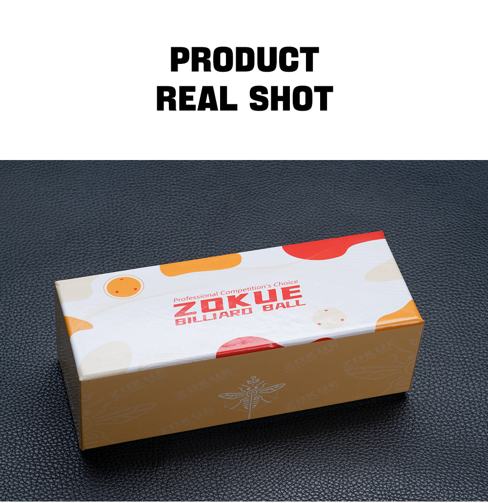 ZOKUE Carom Ball Set Carom Billiard Balls (61.5 mm) Complete 3 Ball Set for Beginner