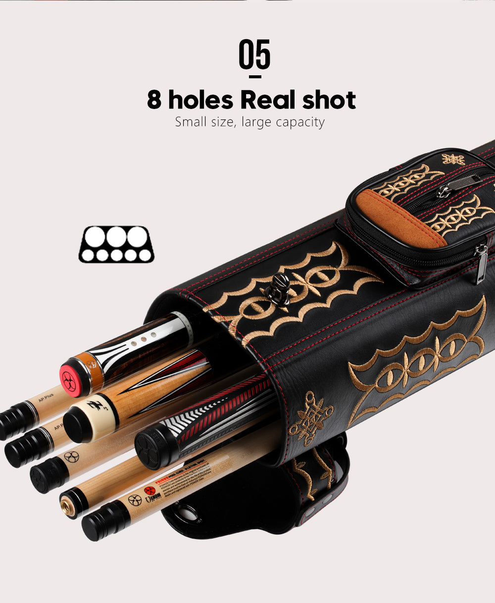 KONLLEN billiard cue embroidery boutique American billiard cue 6 holes 8 holes barrel barrel bag