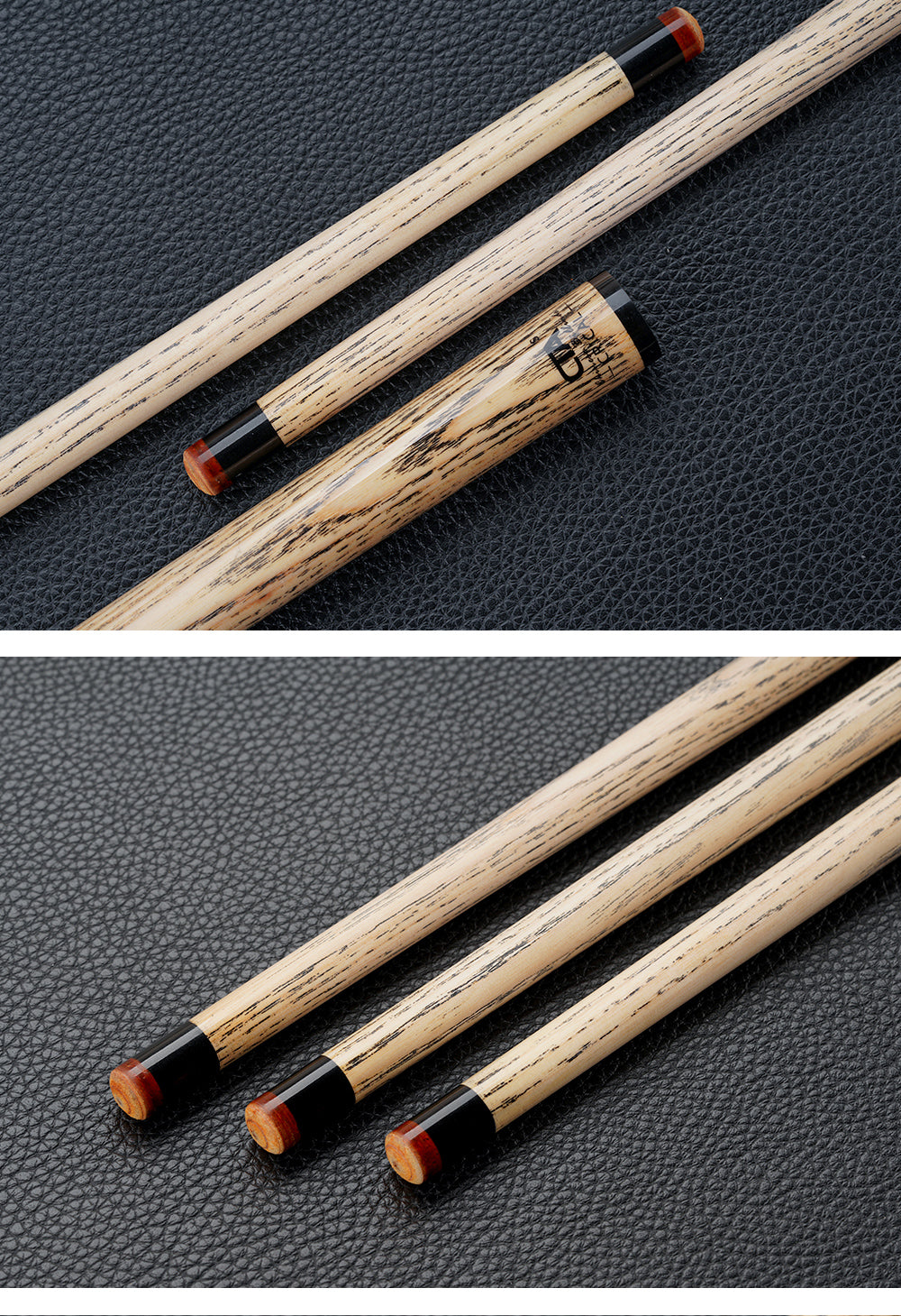 CRICAL Technologia Shaft for Pool Cue, Tiger Tip, Selected Ash Wood Shaft, 11.5mm 3/8*8 Radial Pin Joint Single Shaft