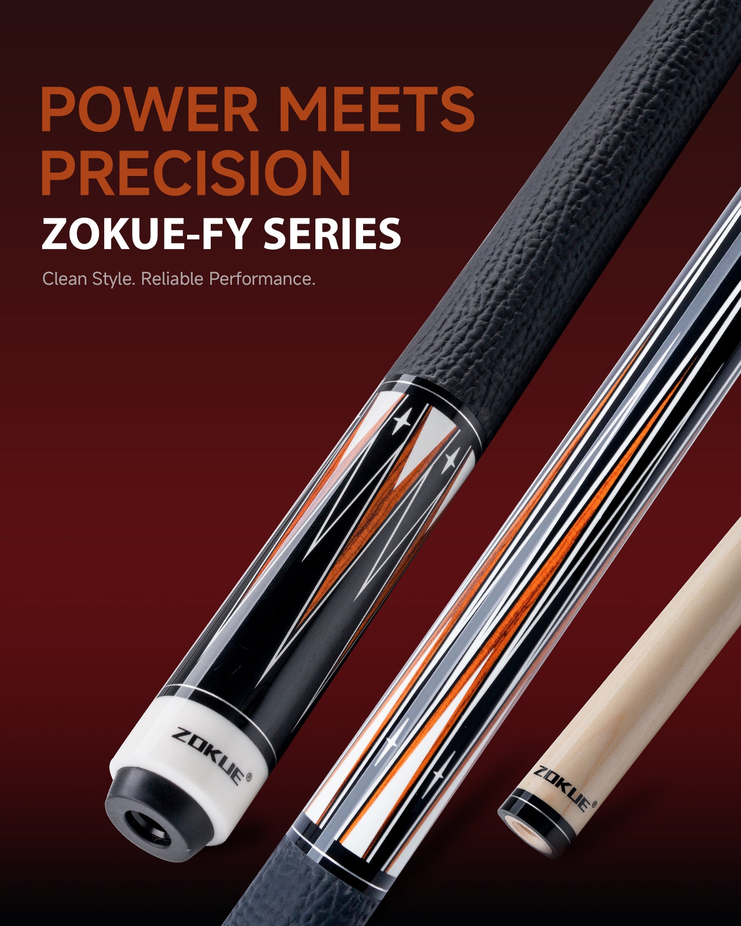 ZOKUE-FY-02 Pool Cue 12.5mm