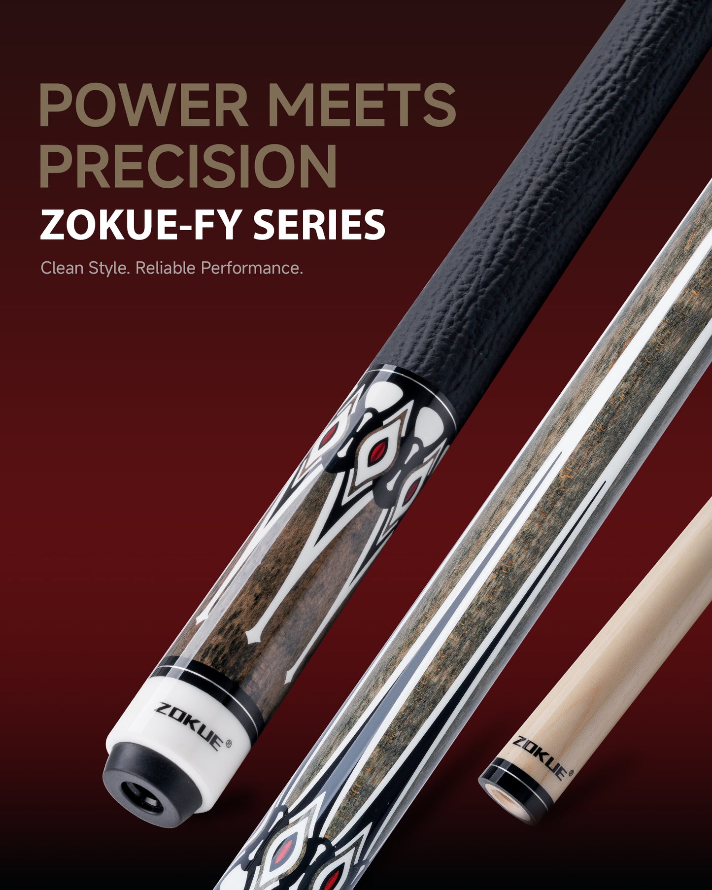 ZOKUE-FY-04 Pool Cue 12.5mm