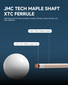 ZOKUE-FY-B1 Maple Pool Cue with Carbon Tube - 12.5mm