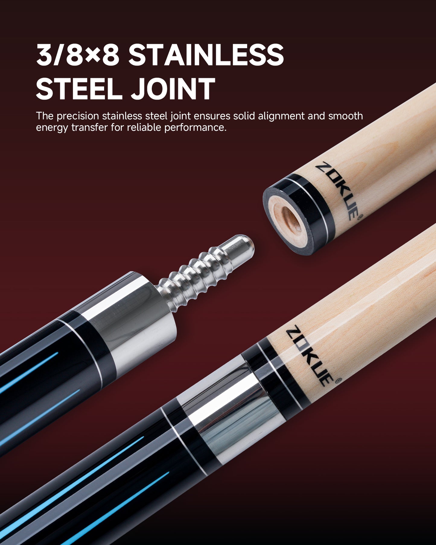 ZOKUE-FY-01 Pool Cue 12.5mm