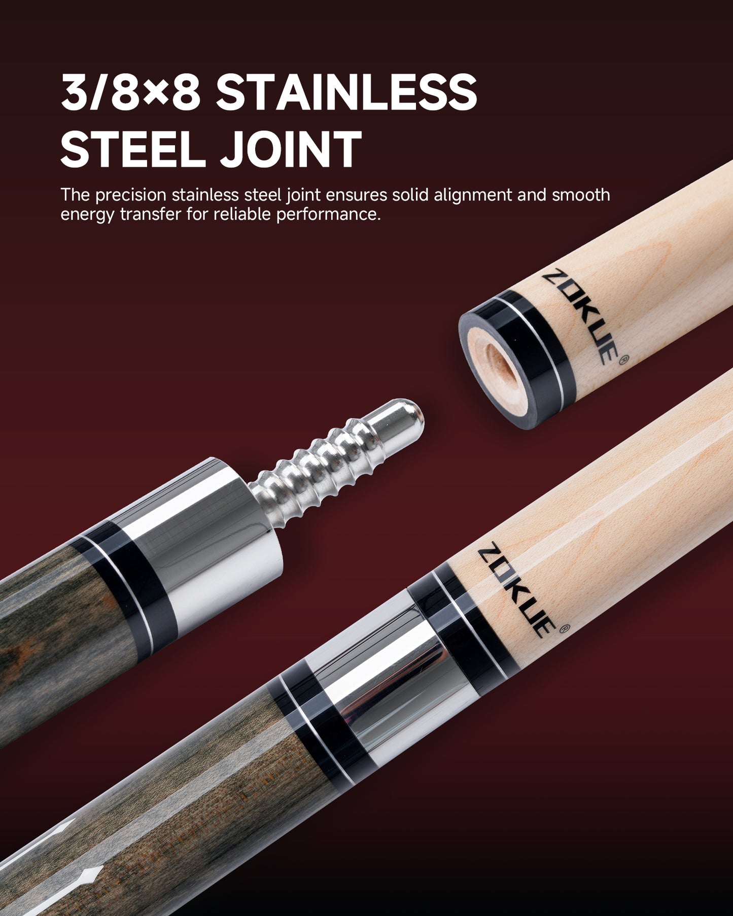 ZOKUE-FY-04 Pool Cue 12.5mm