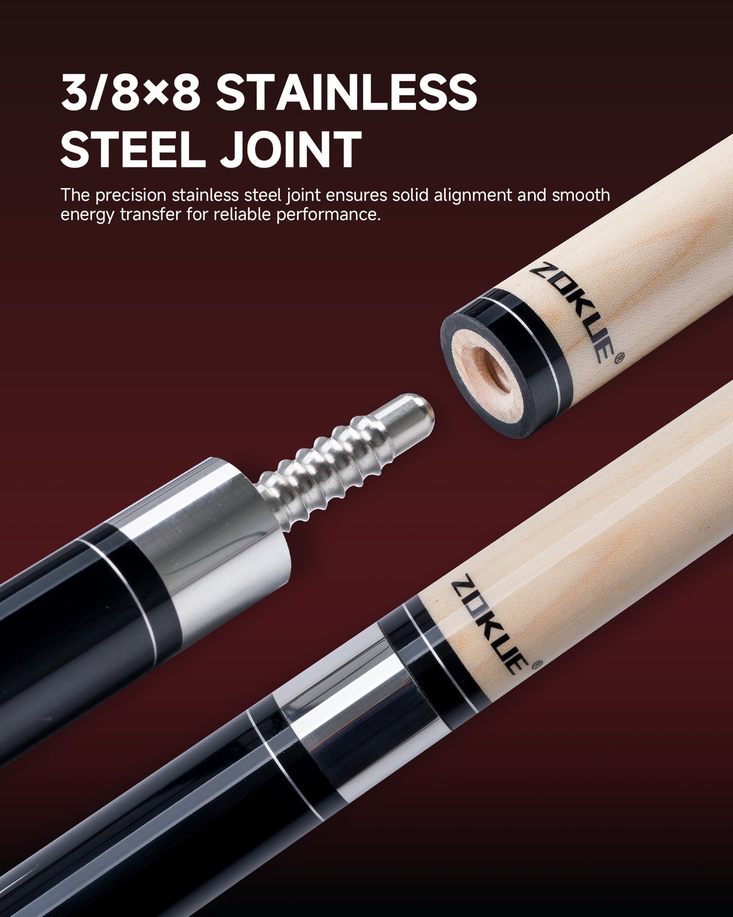 ZOKUE-FY-02 Pool Cue 12.5mm
