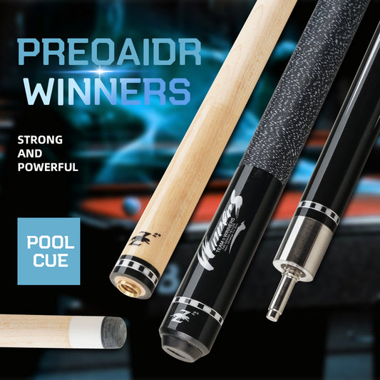 PREOAIDR 3142 WINNER Pool Cue Stick Billiards Maple Carbon Fiber Technology Shaft Pool Cue 10.8/11.8/ 13mm Uni-loc Joint Cue Kit