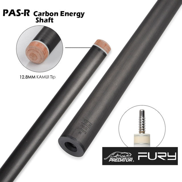 FURY Carbon Black technology PAS/BKS/JPS/CFC for Billiard Pool /Punch/Jump Cue Carbon Fiber Technologia Shaft Quick/Pin Teech