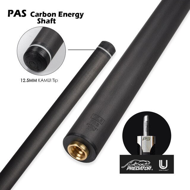 FURY Carbon Black technology PAS/BKS/JPS/CFC for Billiard Pool /Punch/Jump Cue Carbon Fiber Technologia Shaft Quick/Pin Teech