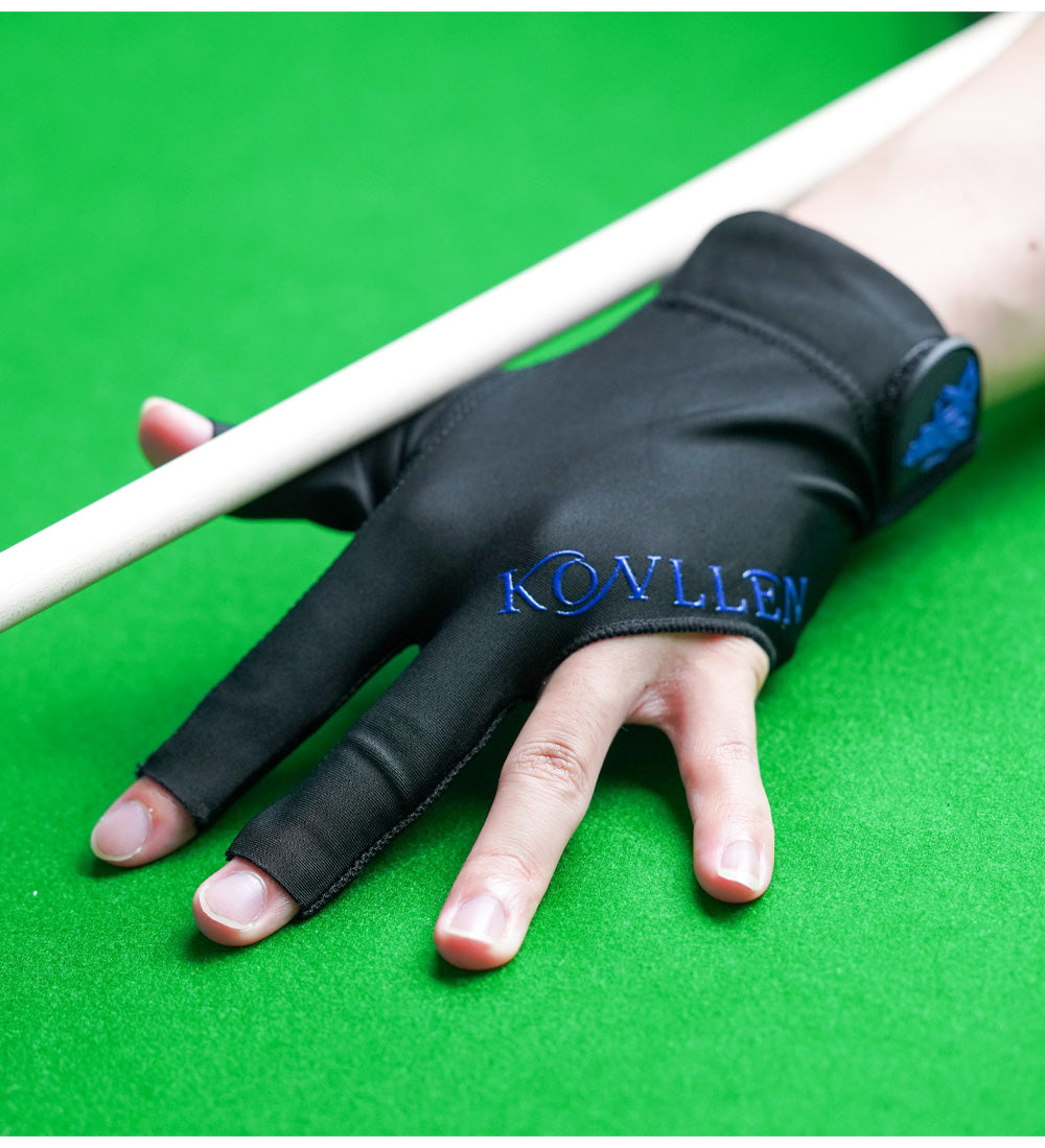 KONLLEN new Pool Glove Fingerless Gloves Left Hand Gloves Snooker Gloves Pool Cue/Carom Gloves Durable Billiards Accessories
