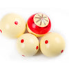 Standard Training Cue Ball, Billiard Snoonker Black8, Carom Resin Material,Impact Resistance, Double-sided Design, Ball Practice