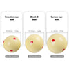 Standard Training Cue Ball, Billiard Snoonker Black8, Carom Resin Material,Impact Resistance, Double-sided Design, Ball Practice