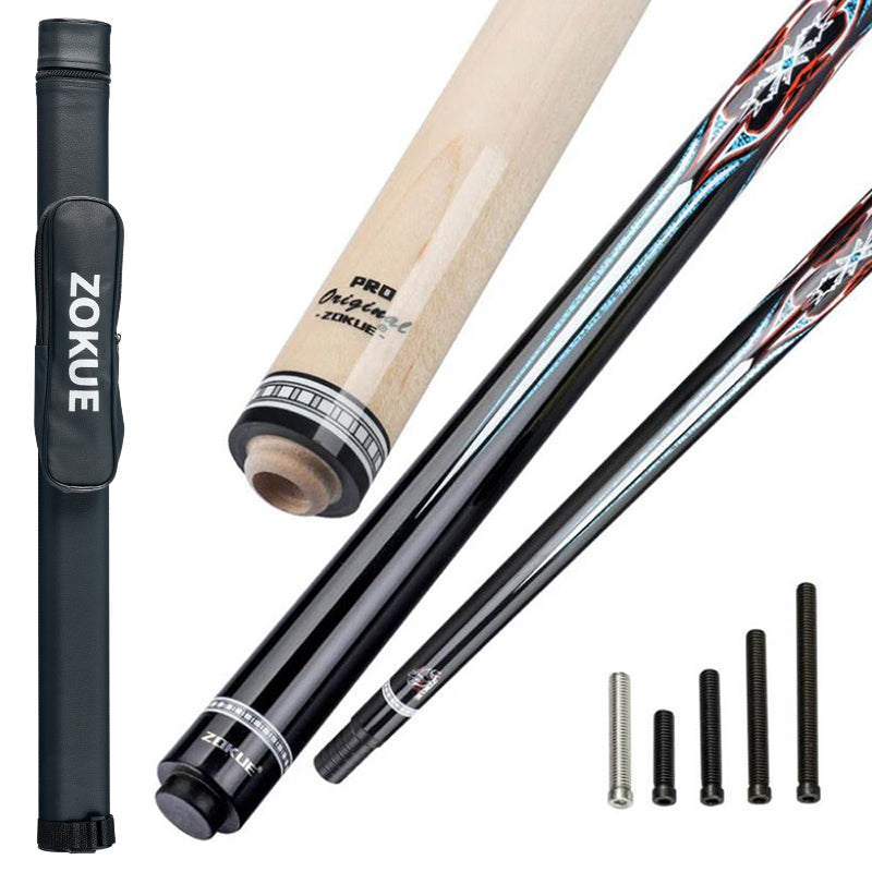 ZOKUE-4 Black Carom Cue - 12mm