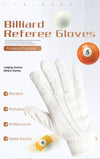 Billiard Gloves Competition Referee Gloves White 2PCS Pool Snooker Gloves Comfortable Gloves Professional Blilliards Accessories