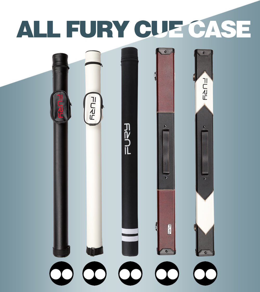 Original Fury Cue Case Box Various Model Multifunction 2/4/5/6/12 Holes Carrying Case Stick Billiard Accessory