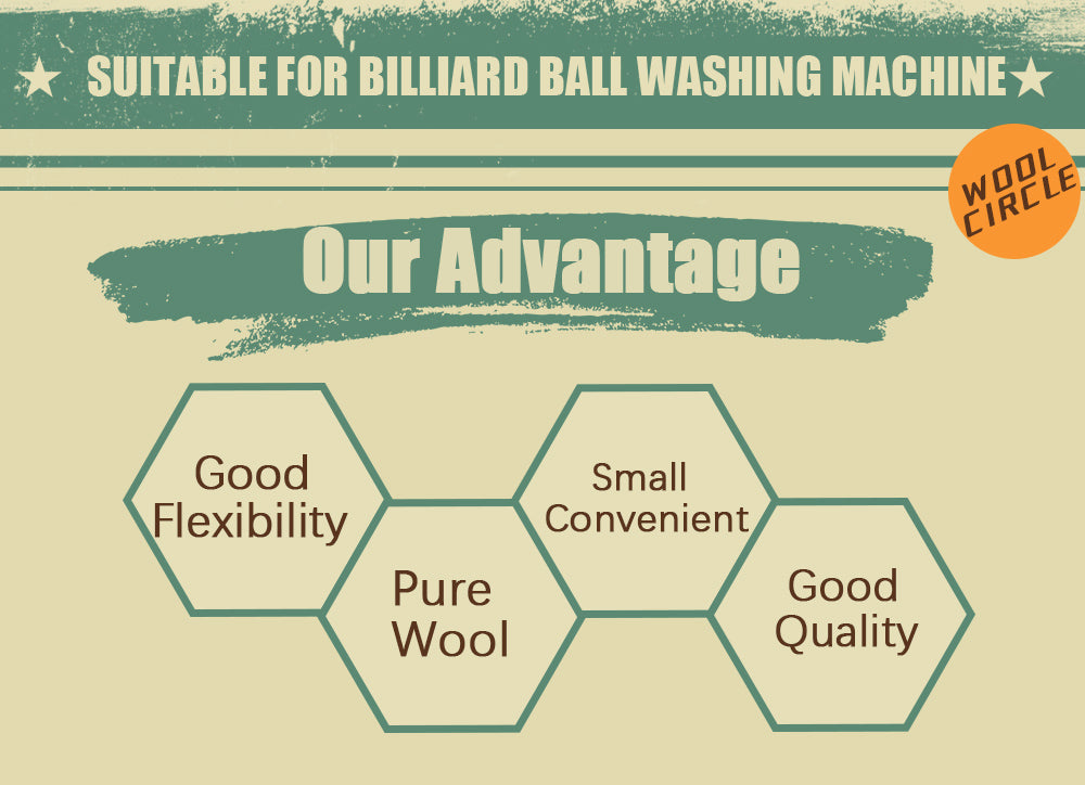 Billiard Ball Cleaner Machine Wool Loops Black8 Wool Circles Snooker Automatic Washing Electronic Machine Ball Clean Accessories