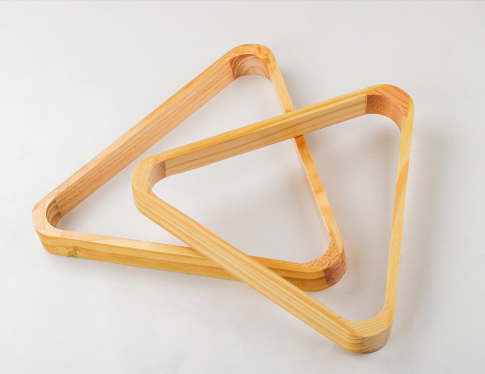 الخشب المثلث البلياردو رف مثلث 525mm / 572mm 8 الكرة المهنية اليدوية دائم البلياردو اكسسوارات الصين