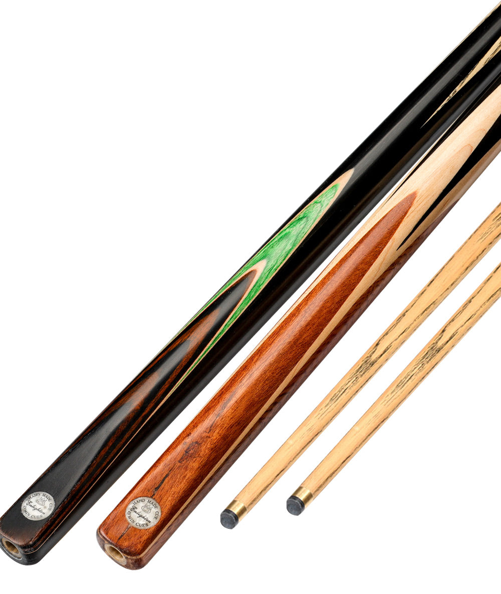 O'MIN ENLIGHTEN 3/4 Piece  1pc Snooker Cue with Case with Extension  Ash Snooker Cue