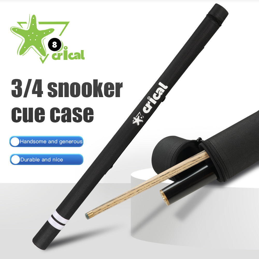 CRICAL Cue Case 2 Holes 1*1 3/4 Rod Box Canvas Snooker Case Billiards Easy To Carry Cover Portable Durable Billiard Accessories