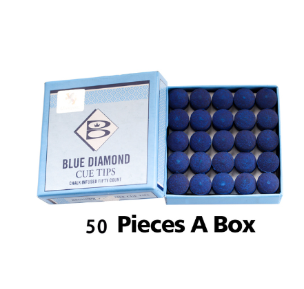 Blue Diamond Brunswick Snooker Cue Tip Billiards Stick Kit Tip 10mm 11mm Tip
