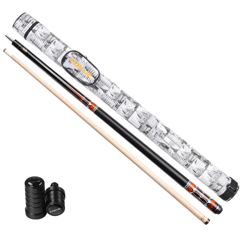 ZOKUE Billiard Cue 160cm 12.75mm Radial Pin Pool Cue  Stick For Tall Man