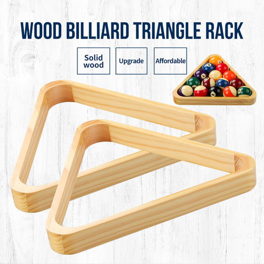 Wood Triangle Billiard Triangle Rack 525mm/572mm 8 Ball Professional Handmade Durable Billiard Accessories China