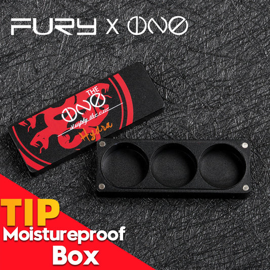 FURY THE ONE Tip Moistureproof Box 3 Intimate Internal Design Magnet Close Tightly Protect The Tips Fit 9-14mm Tips
