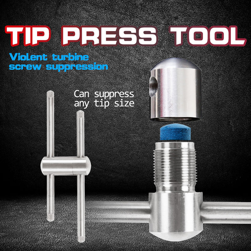Billiards Tip Press Shape Tool Stainless Steel Pool Carom Snooker Cue Stick Tip 11mm 14mm Impact Maintaince Billiard Accessories