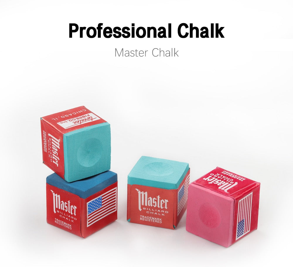 MASTER Billiard Chalk Oil Dry 12 Pieces