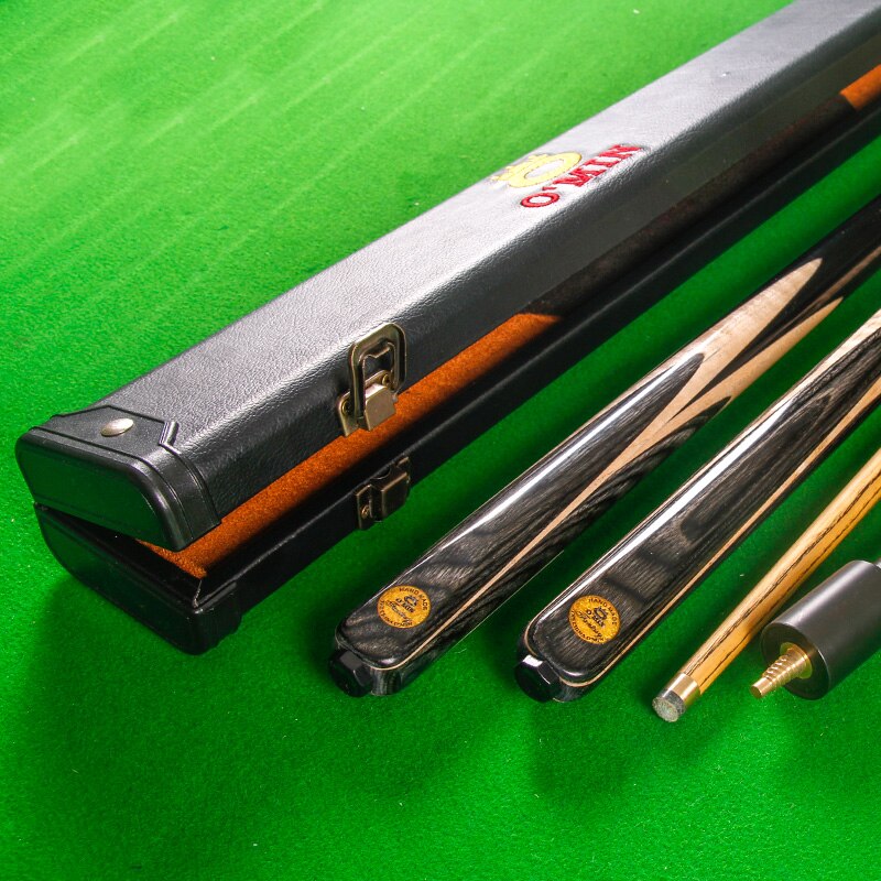 O'MIN Snooker Cue High-end One Piece Snooker Cue or 3/4 Piece Cue with Excellent Case with Telescopic Extension Snooker Stick