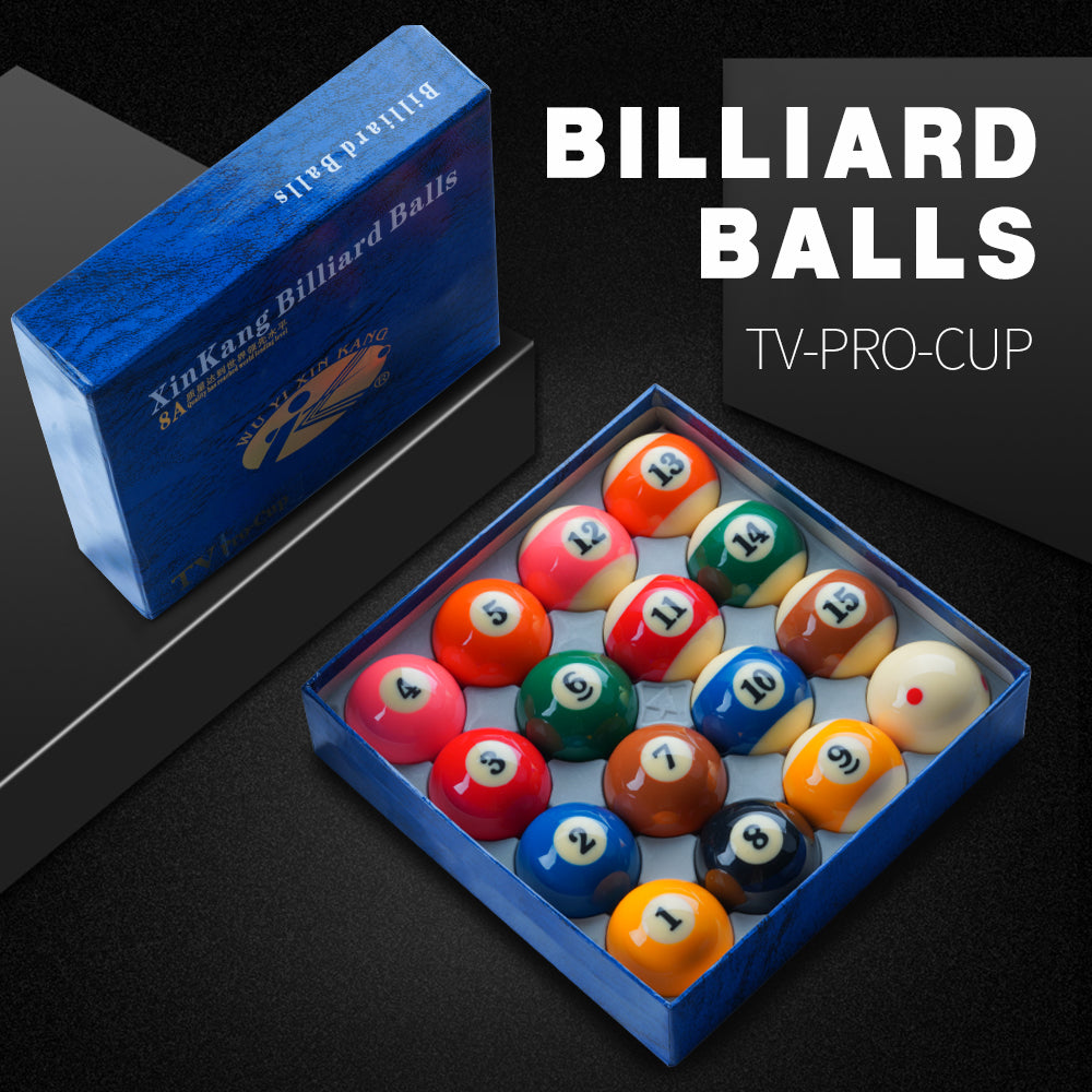 XinKang Billiard Balls 57.2mm Pool Balls Standard 16 Balls Set Phenolic Resin Balls