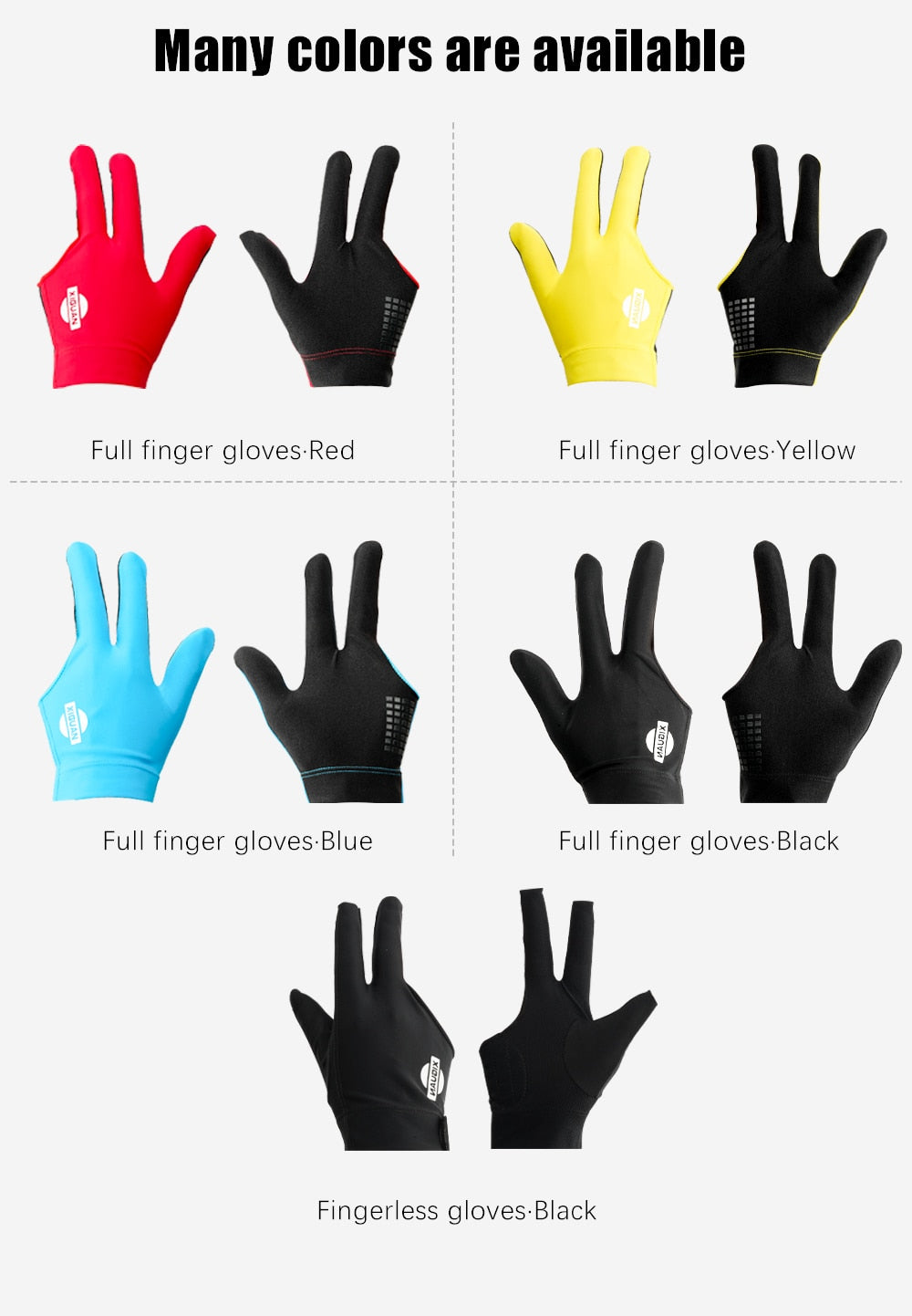 XIGUAN  Non-slip One Pieces Three Fingers Gloves