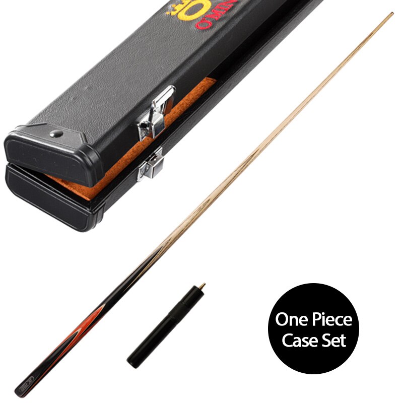 O'MIN Tyrant Snooker Cue 3/4 Piece One Piece Snooker Stick Kit with Case with Telescopic Extension 9.5mm Tip Billiard Cue Kit
