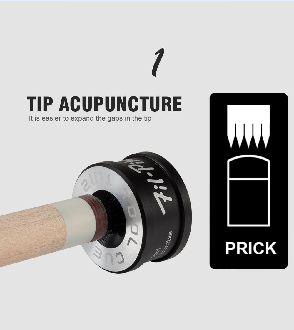 Tip Shaper Pricker Needle Thorn Tips Repair Tool Multi-function 2 in 1  Burnisher Shaper Tapper