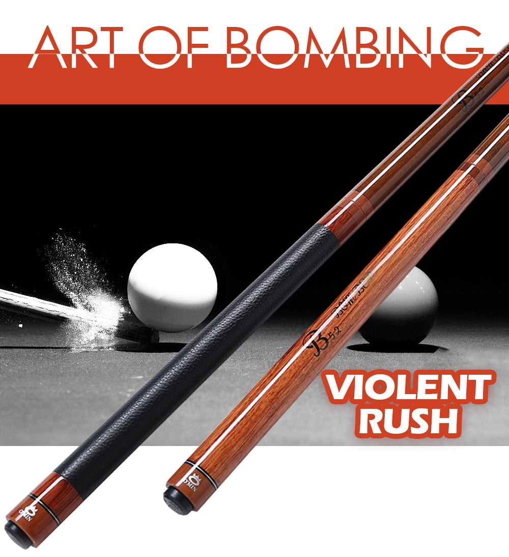 OMIN Break Punch Cue Billiard Stick 14 MM Tip 142cm Ash Solid Wood
