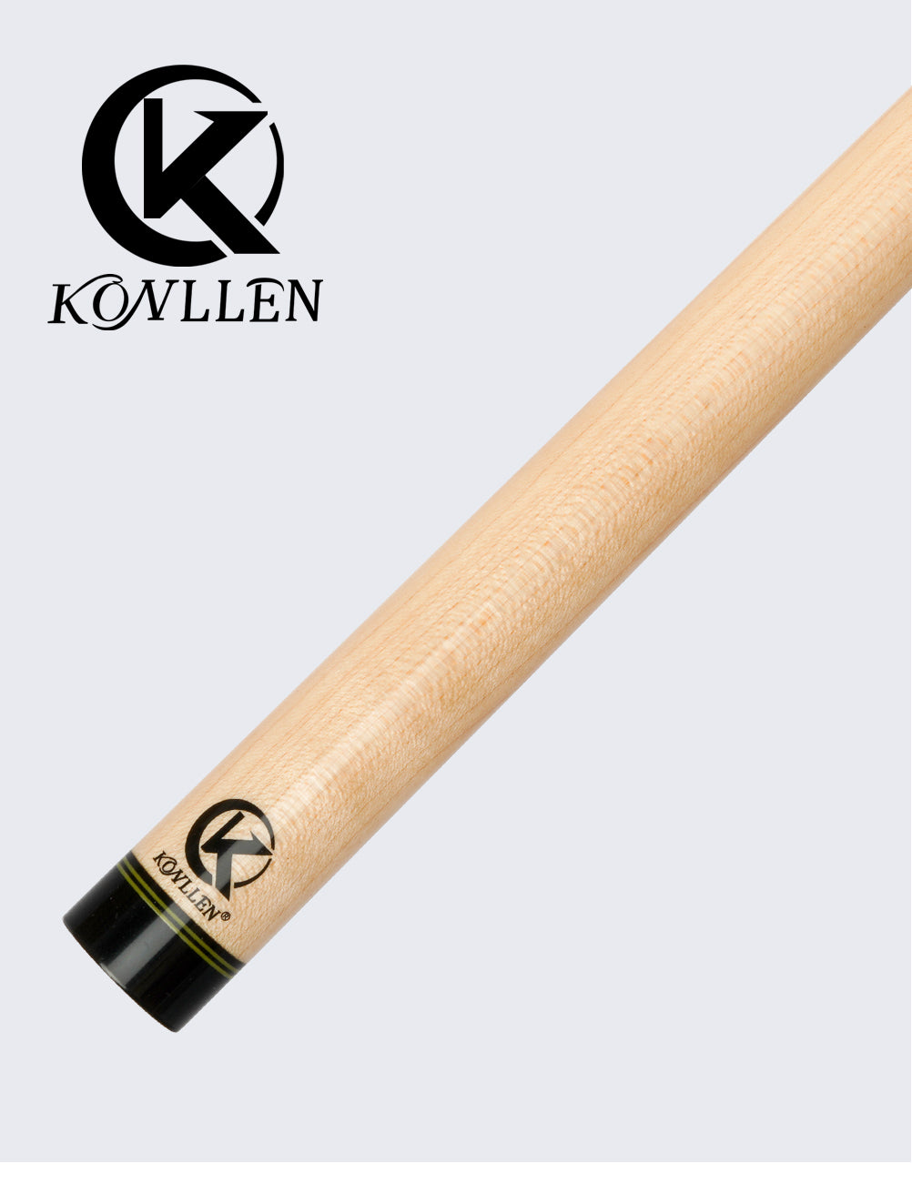 KONLLEN Solid Maple Wood Technology Shaft Billiard Pool Cue Kit Shaft 3/8*8 Radial Pin Joint 12.9mm Tip Carbon Fiber Tube Shaft
