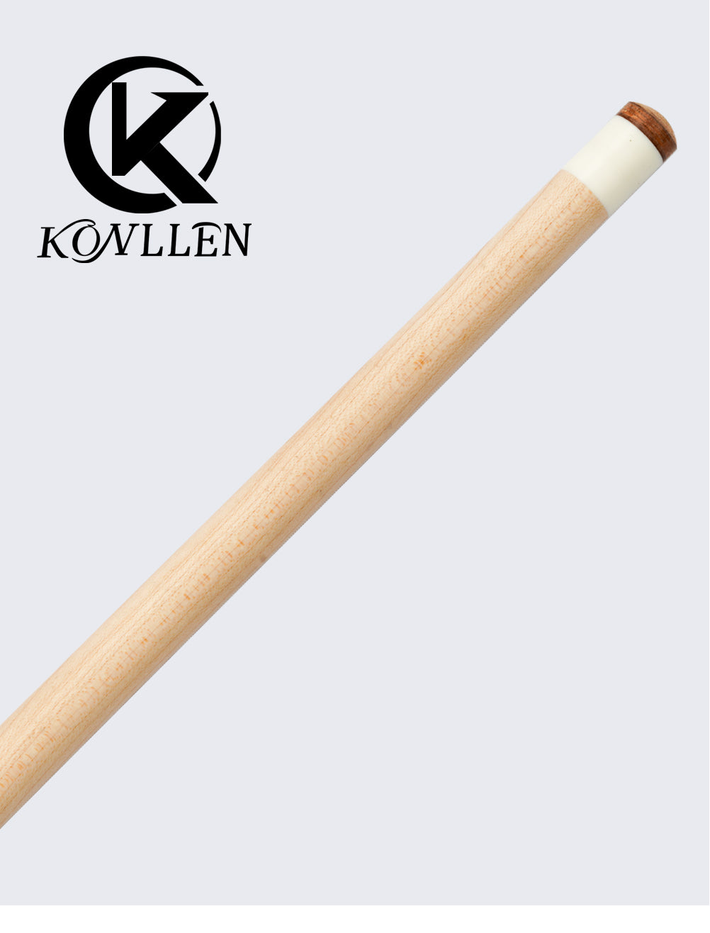KONLLEN Solid Maple Wood Technology Shaft Billiard Pool Cue Kit Shaft 3/8*8 Radial Pin Joint 12.9mm Tip Carbon Fiber Tube Shaft