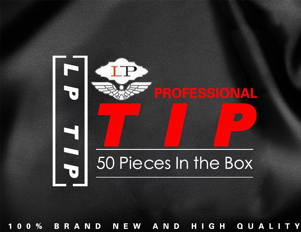 LP Snooker Cue Tip 10.5mm 50 Pcs Billiards Tips Black Eight Billiard Supplies Billiards Accessories Tip