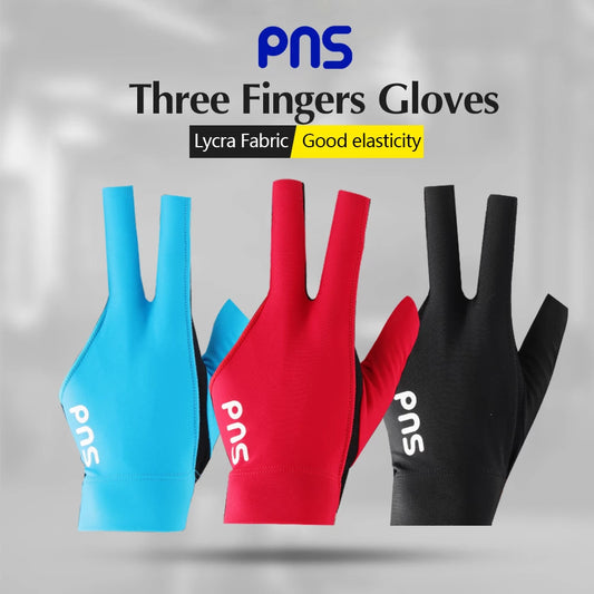 PNS Gloves 2pcs Lycra Fabric Billiard Gloves Two Pieces Non-slip Right/Left hand