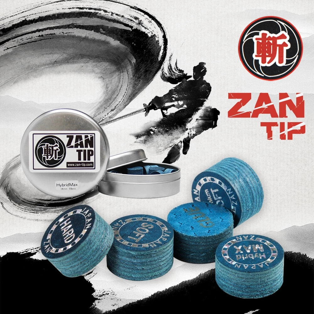 Original ZAN Tip Super ZAN Tip S/M/H 9 Layers Leather Tip Professional 14mm Tip Good Elasticity