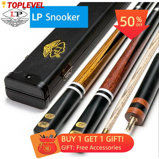 New Luxurious LP 3/4 Snooker Cue For Competition High-end Billiard Cue Kit Stick with Portable Case 10mm Tip for Player