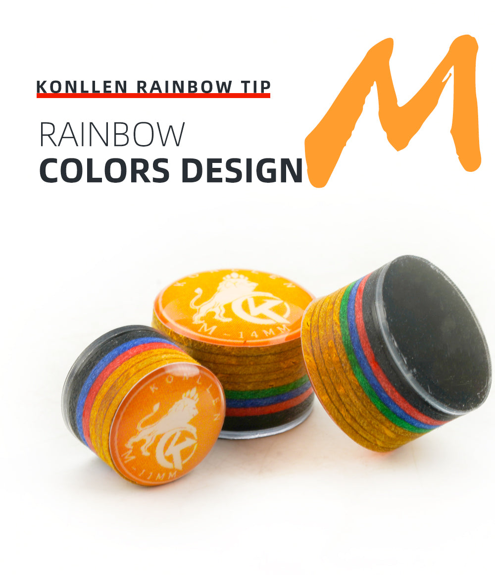 KONLLEN Rainbow Tips 11/14mm